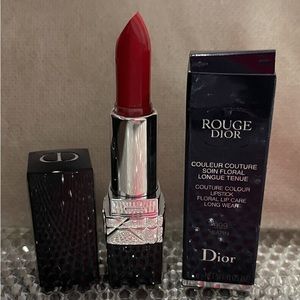 Rouge Dior Refillable Lipstick in 999 Satin Finish